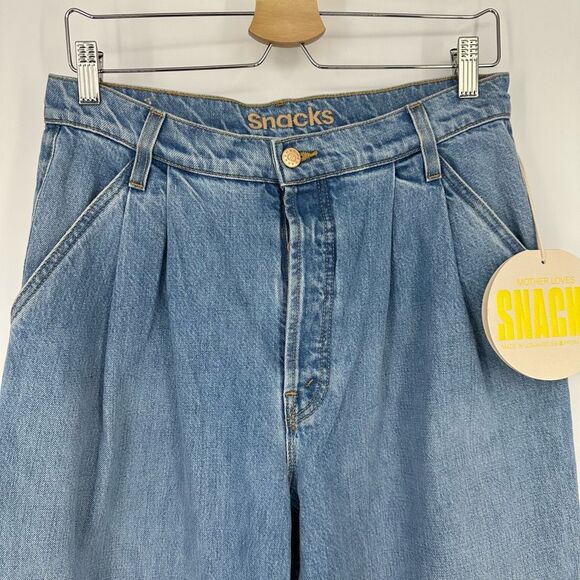 MOTHER The Double Prep Fun Dip Flood in Nothing Else Like It Size 26 Blue NWT - Picture 7 of 16